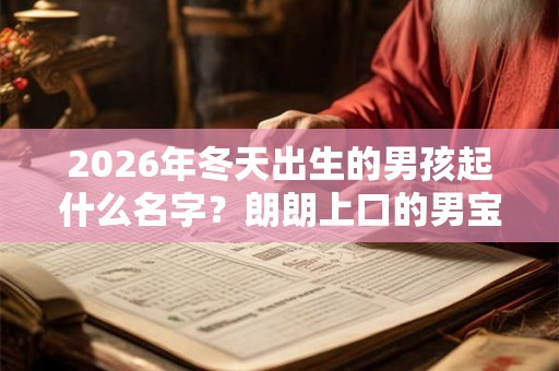 2026年冬天出生的男孩起什么名字？朗朗上口的男宝宝名字