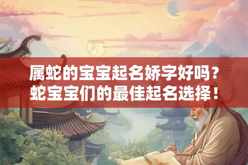 属蛇的宝宝起名娇字好吗？蛇宝宝们的最佳起名选择！