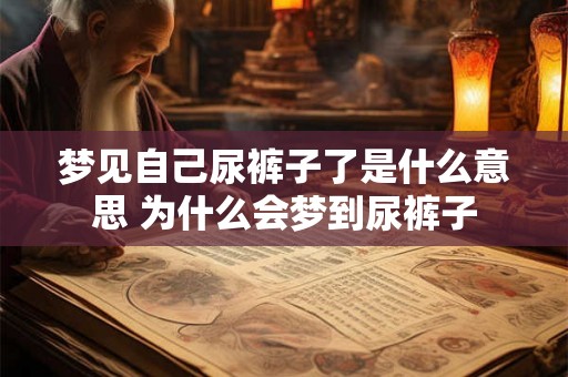 梦见自己尿裤子了是什么意思 为什么会梦到尿裤子