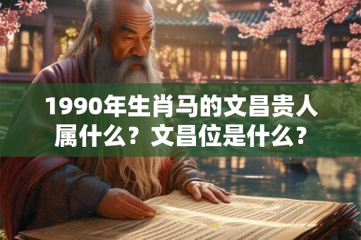 1990年生肖马的文昌贵人属什么?文昌位是什么? 1990年生肖马的文昌贵人属什么?文昌位是什么?