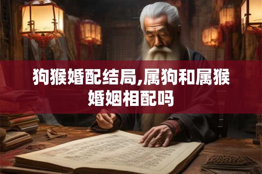 狗猴婚配结局,属狗和属猴婚姻相配吗