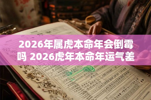 2026年属虎本命年会倒霉吗 2026虎年本命年运气差怎么办