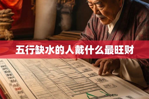 五行缺水的人戴什么最旺财