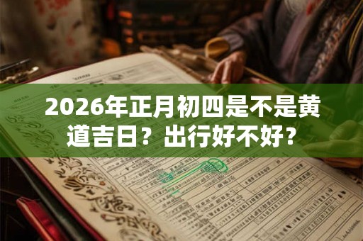 2026年正月初四是不是黄道吉日？出行好不好？