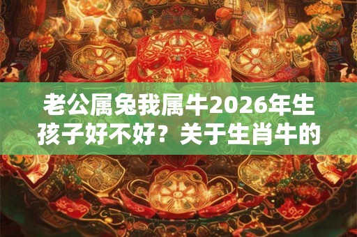 老公属兔我属牛2026年生孩子好不好？关于生肖牛的命理知识