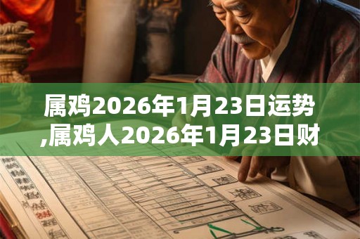 属鸡2026年1月23日运势,属鸡人2026年1月23日财运,生肖鸡2026年1月23日运势 属鸡2026年1月23日运势,属鸡人2026年1月23日财运,生肖鸡2026年1月23日运势