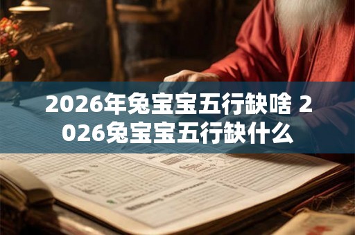 2026年兔宝宝五行缺啥 2026兔宝宝五行缺什么 2026年兔宝宝五行缺啥 2026兔宝宝五行缺什么