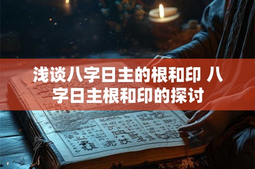 浅谈八字日主的根和印 八字日主根和印的探讨 浅谈八字日主的根和印 八字日主根和印的探讨