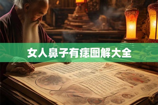 女人鼻子有痣图解大全