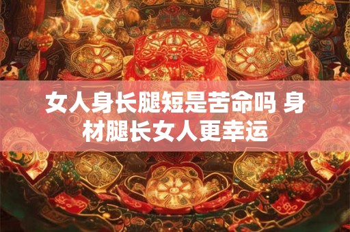 女人身长腿短是苦命吗 身材腿长女人更幸运