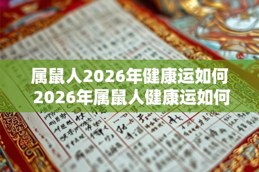 属鼠人2026年健康运如何 2026年属鼠人健康运如何