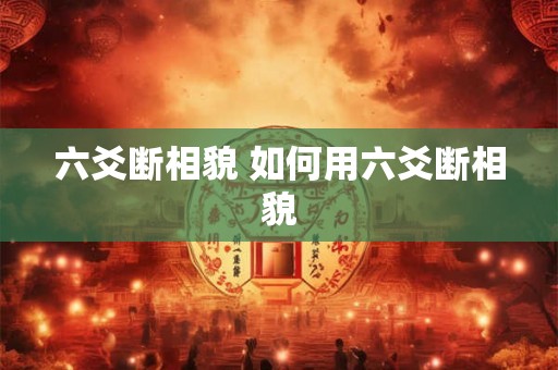 六爻断相貌 如何用六爻断相貌 六爻断相貌 如何用六爻断相貌
