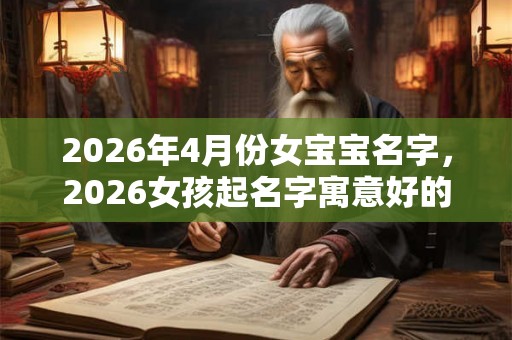 2026年4月份女宝宝名字,2026女孩起名字寓意好的字 2026年4月份女宝宝名字,2026女孩起名字寓意好的字