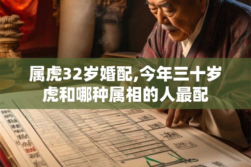 属虎32岁婚配,今年三十岁虎和哪种属相的人最配