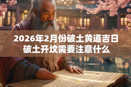 2026年2月份破土黄道吉日 破土开坟需要注意什么 2026年2月份破土黄道吉日 破土开坟需要注意什么