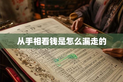 从手相看钱是怎么漏走的 从手相看钱是怎么漏走的