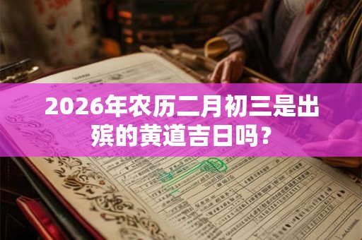 2026年农历二月初三是出殡的黄道吉日吗? 2026年农历二月初三是出殡的黄道吉日吗?