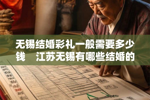无锡结婚彩礼一般需要多少钱 江苏无锡有哪些结婚的习俗 无锡结婚彩礼一般需要多少钱 江苏无锡有哪些结婚的习俗