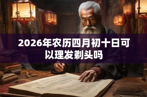 2026年农历四月初十日可以理发剃头吗