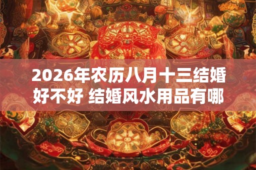 2026年农历八月十三结婚好不好 结婚风水用品有哪些