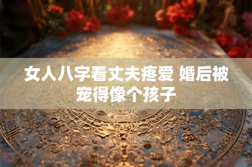 女人八字看丈夫疼爱 婚后被宠得像个孩子