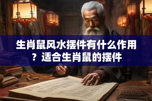 生肖鼠风水摆件有什么作用？适合生肖鼠的摆件
