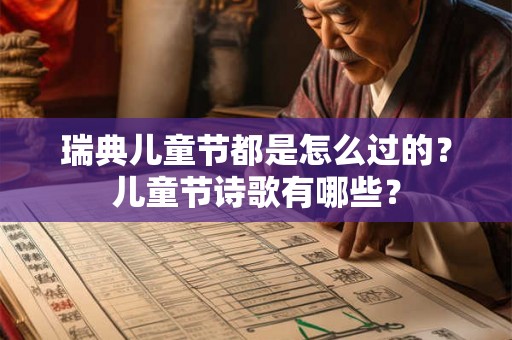 瑞典儿童节都是怎么过的？儿童节诗歌有哪些？