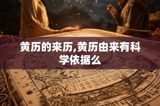 黄历的来历,黄历由来有科学依据么