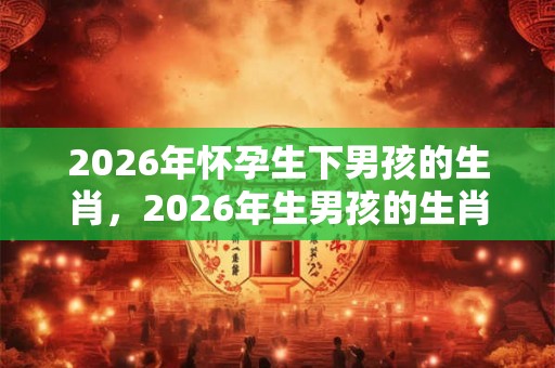 2026年怀孕生下男孩的生肖，2026年生男孩的生肖有哪些？