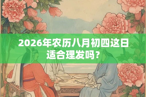 2026年农历八月初四这日适合理发吗？