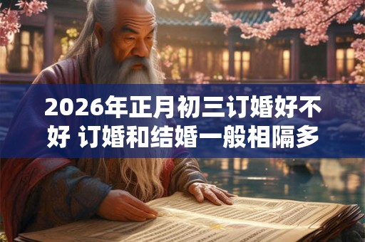 2026年正月初三订婚好不好 订婚和结婚一般相隔多久 2026年正月初三订婚好不好 订婚和结婚一般相隔多久
