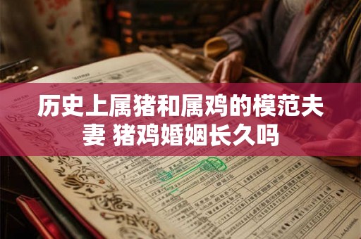 历史上属猪和属鸡的模范夫妻 猪鸡婚姻长久吗