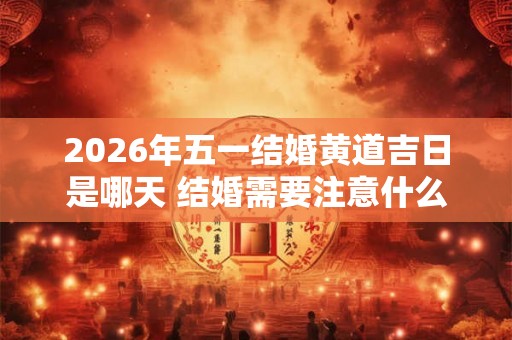 2026年五一结婚黄道吉日是哪天 结婚需要注意什么 2026年五一结婚黄道吉日是哪天 结婚需要注意什么