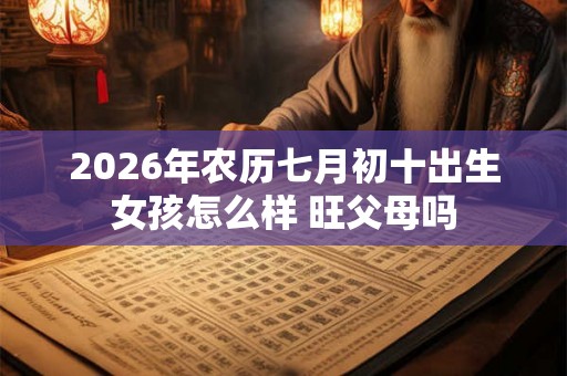 2026年农历七月初十出生女孩怎么样 旺父母吗