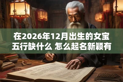 在2026年12月出生的女宝五行缺什么 怎么起名新颖有涵养