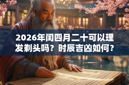 2026年闰四月二十可以理发剃头吗?时辰吉凶如何? 2026年闰四月二十可以理发剃头吗?时辰吉凶如何?