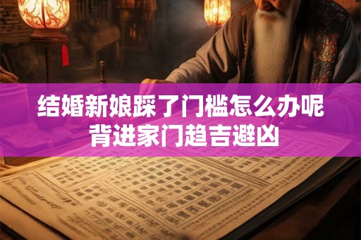 结婚新娘踩了门槛怎么办呢 背进家门趋吉避凶 结婚新娘踩了门槛怎么办呢 背进家门趋吉避凶