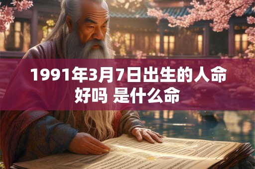 1991年3月7日出生的人命好吗 是什么命