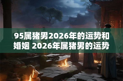 95属猪男2026年的运势和婚姻 2026年属猪男的运势和婚姻如何