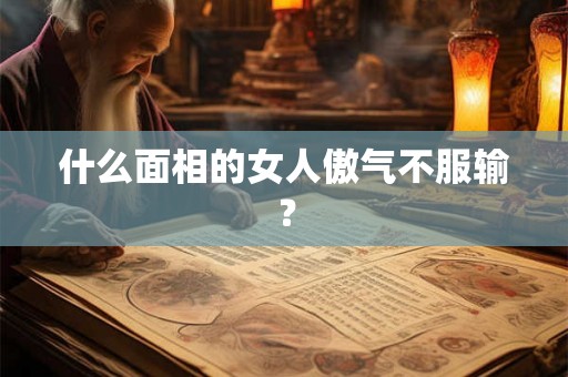什么面相的女人傲气不服输？