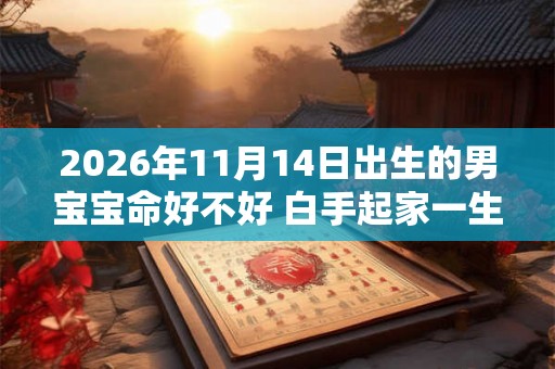 2026年11月14日出生的男宝宝命好不好 白手起家一生好运