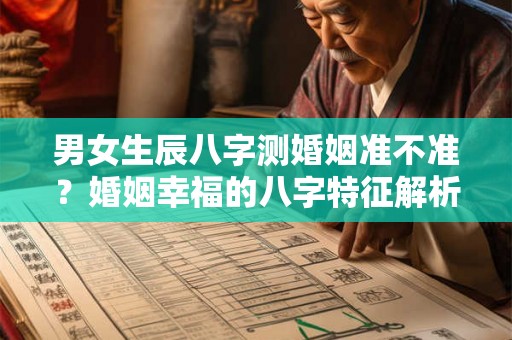男女生辰八字测婚姻准不准？婚姻幸福的八字特征解析！