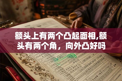 额头上有两个凸起面相,额头有两个角，向外凸好吗