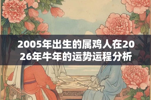 2005年出生的属鸡人在2026年牛年的运势运程分析