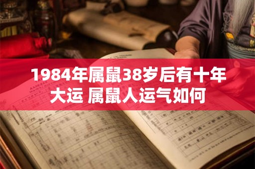 1984年属鼠38岁后有十年大运 属鼠人运气如何