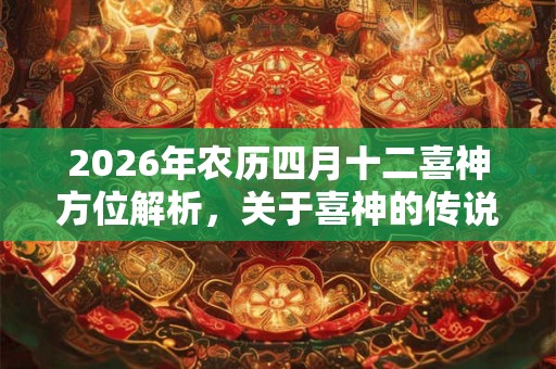 2026年农历四月十二喜神方位解析，关于喜神的传说