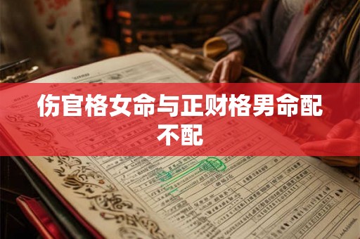 伤官格女命与正财格男命配不配