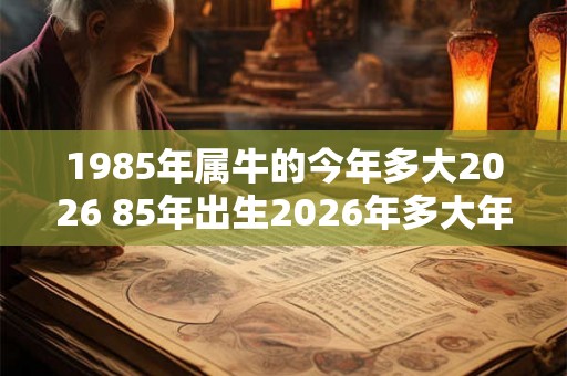 1985年属牛的今年多大2026 85年出生2026年多大年龄