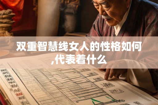 双重智慧线女人的性格如何,代表着什么 双重智慧线女人的性格如何,代表着什么