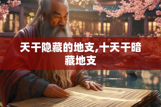 天干隐藏的地支,十天干暗藏地支 天干隐藏的地支,十天干暗藏地支